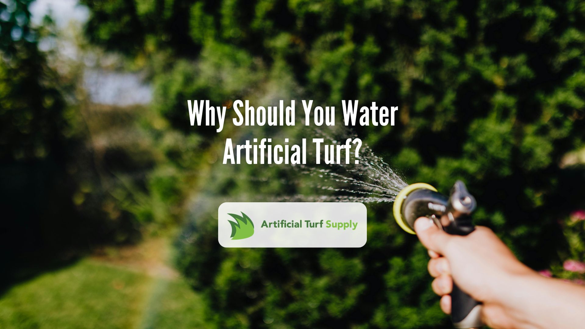 why water artificial turf