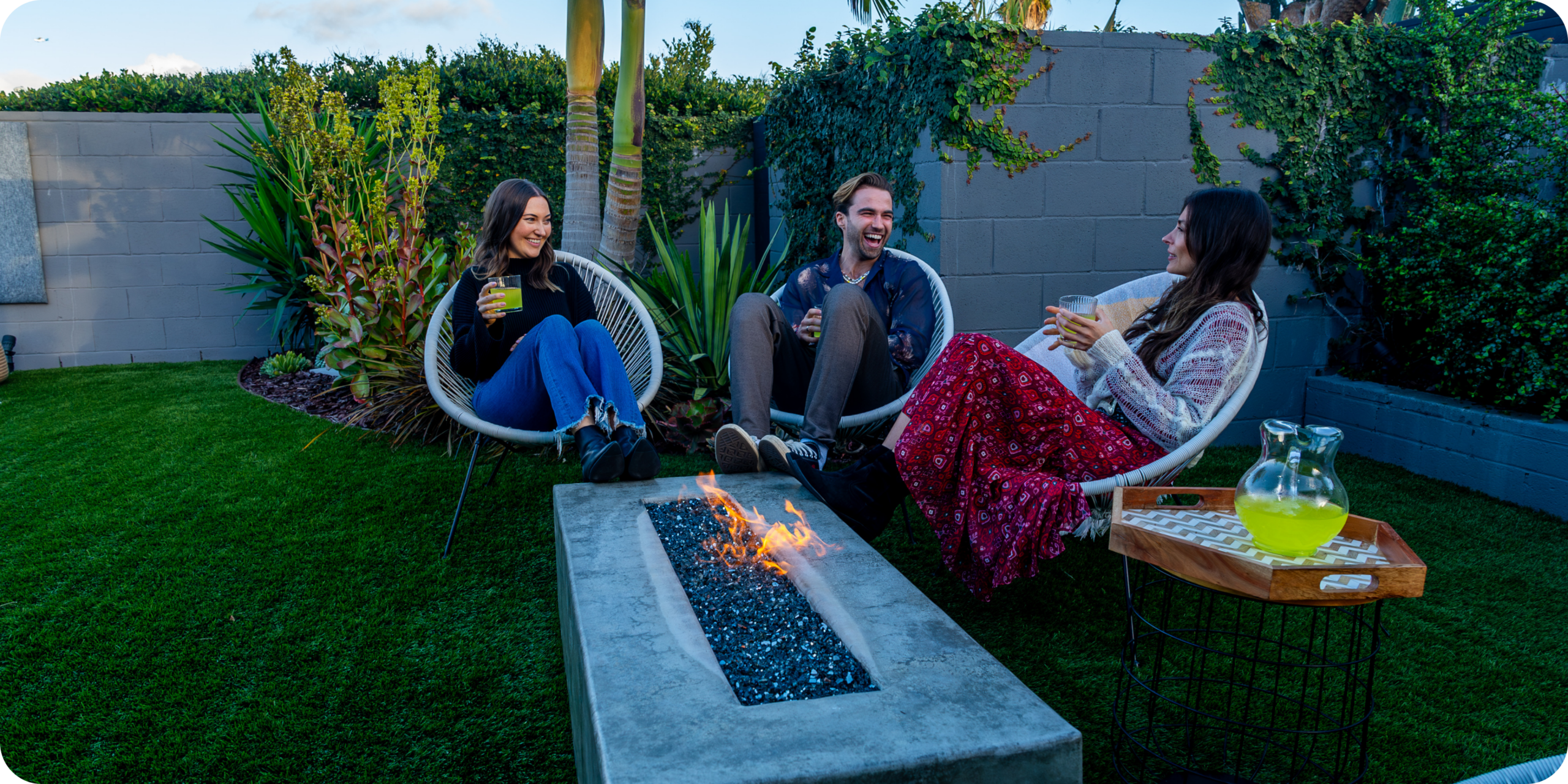 backyard artificial grass installation in Dallas, TX