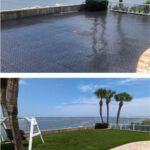 easylock installation - before and after backyard