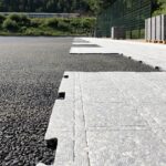 installing athletic turf shock pads